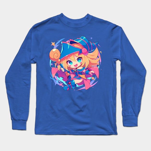 dark magician Long Sleeve T-Shirt by peterdoraki